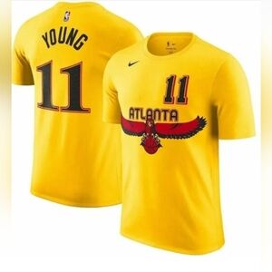 New Trae Young Atlanta Hawks Nike 2021/22 City Edition Jersey Men's Medium Shirt